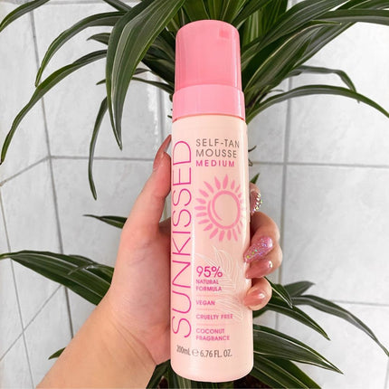 Sunkissed Medium Self Tan Mousse - 200ml