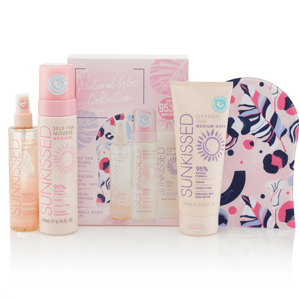 Sunkissed Natural Glow  Collection Tanning Gift Set - Medium