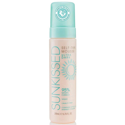 Sunkissed Ultra Dark Self Tan Mousse - 200ml