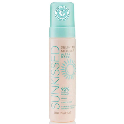 Sunkissed Ultra Dark Self Tan Mousse - 200ml