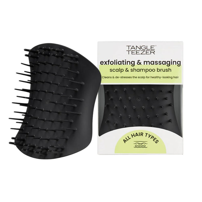 Tangle Teezer Scalp Exfoliator & Massaging Brush - Black