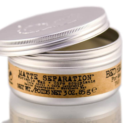 TIGI B-For Men Matte Separation Workable Wax - 85gr
