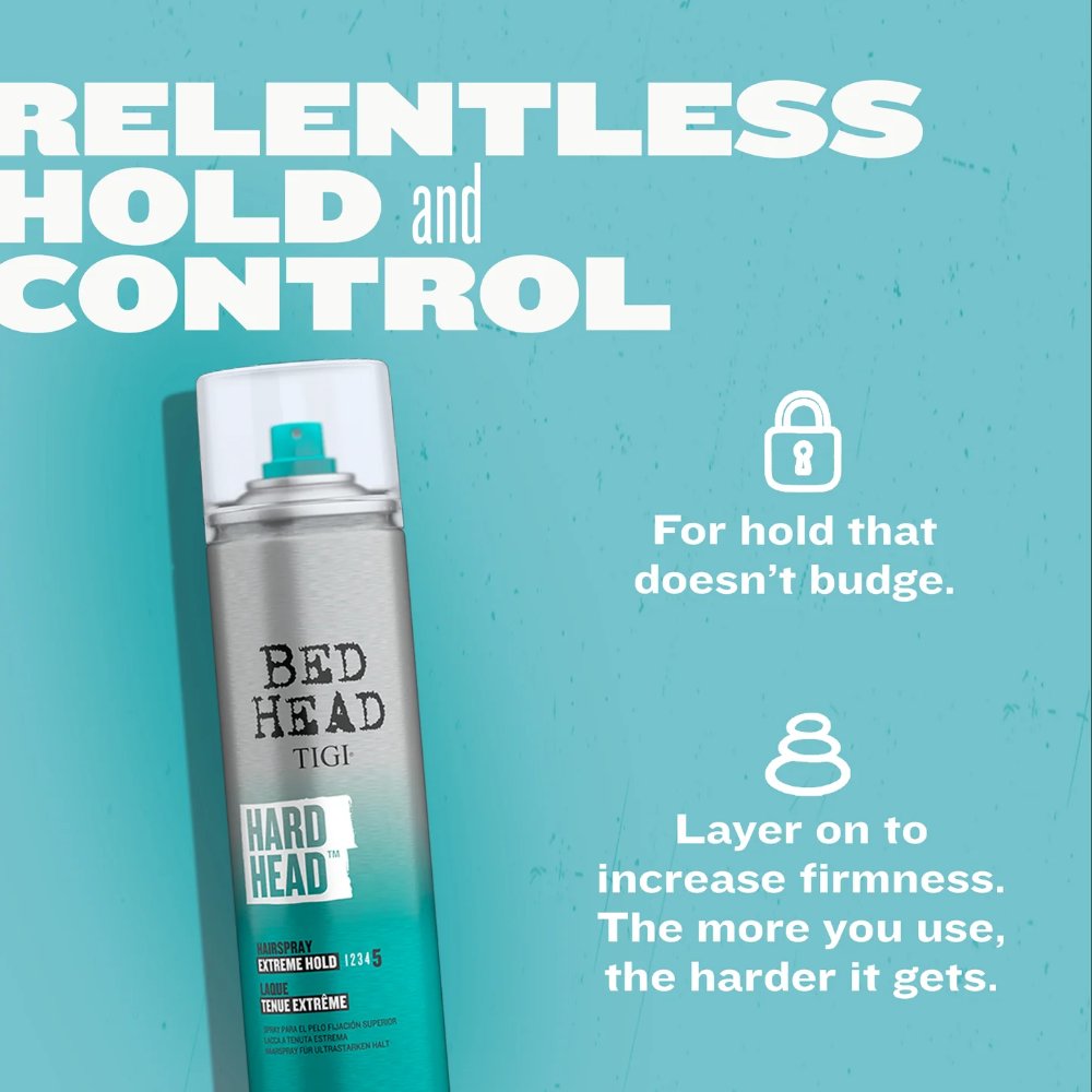 TIGI Bed Head Hard Head Extreme Hold Spray - 385ml