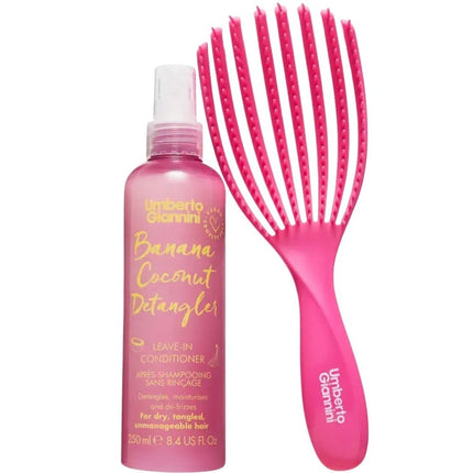 Umberto Giannini Banana Detangling Duo - 250ml + 1pcs