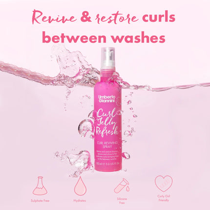 Umberto Giannini Curl Jelly Refresh Reviving Spray - 150ml