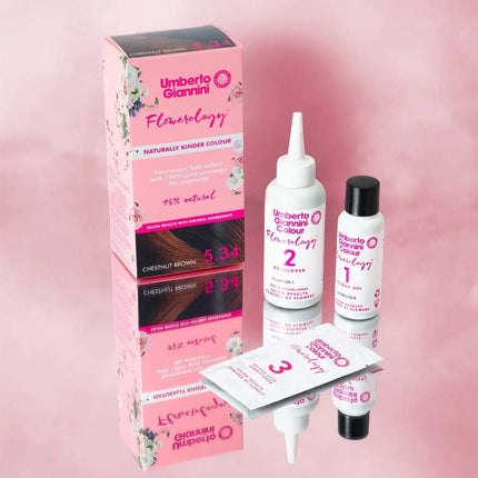 Umberto Giannini Flowerology Vegan Colour Chestnut Brown 5.34 - 110 ml