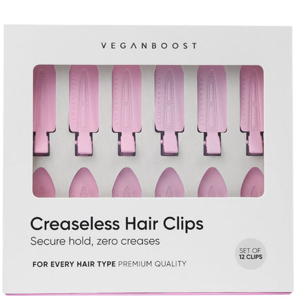 Veganboost Creaseless Hair Clips - 12pcs