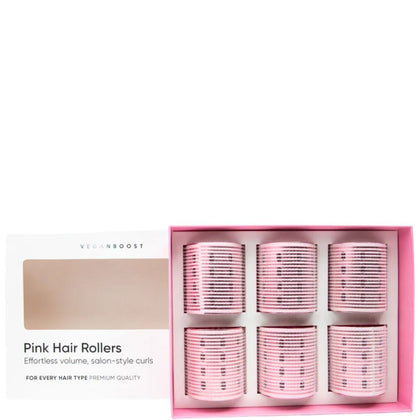 Veganboost Hair Rollers Pink