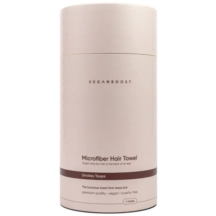Veganboost Hair Towel Smokey Taupe