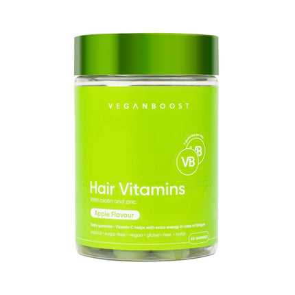 Veganboost Hair Vitamins Apple - 60pcs