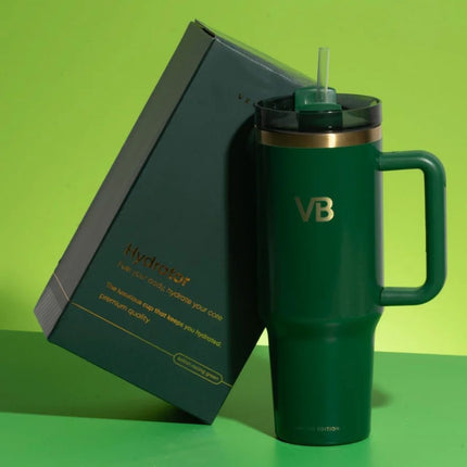 Veganboost Hydrator Racing Green Water Bottle