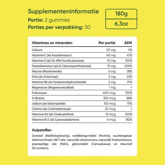 Veganboost Mommy Vitamins Lemon - 60pcs