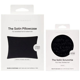 Veganboost Satin Sleepy Set - Black