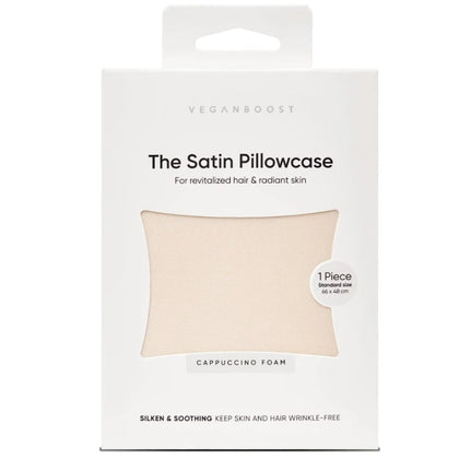 Veganboost The Satin Pillowcase Cappucino Foam