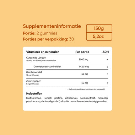 Veganboost Turmeric gummies - 60pcs