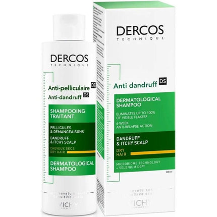 Vichy Dercos Anti-Roos Shampoo Droog Haar - 200ml