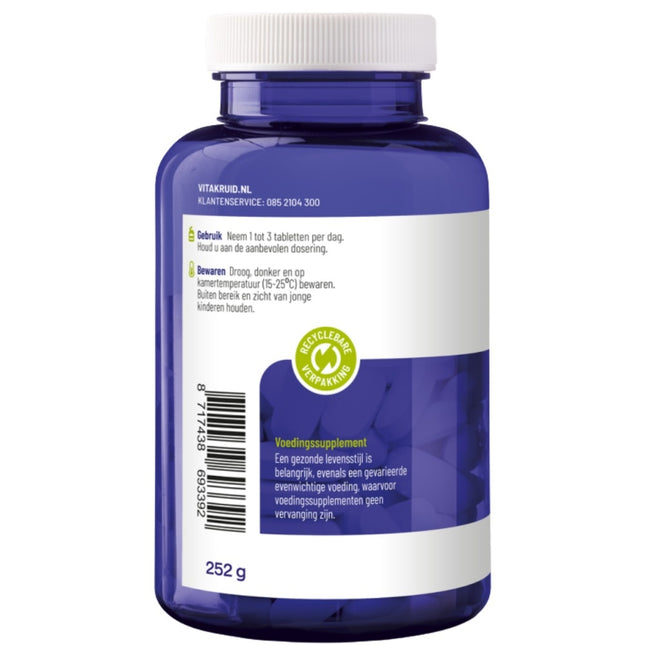 Vitakruid Creatine Monohydraat Tabelleten - 180pcs