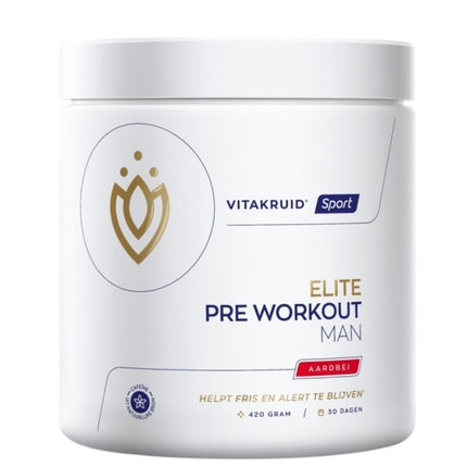 Vitakruid Elite Pre Workout Man 20 dagen - 420gr