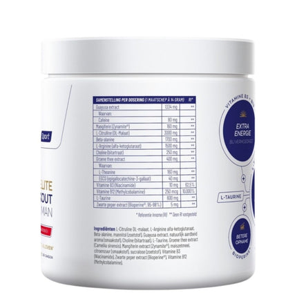 Vitakruid Elite Pre Workout Man 20 dagen - 420gr