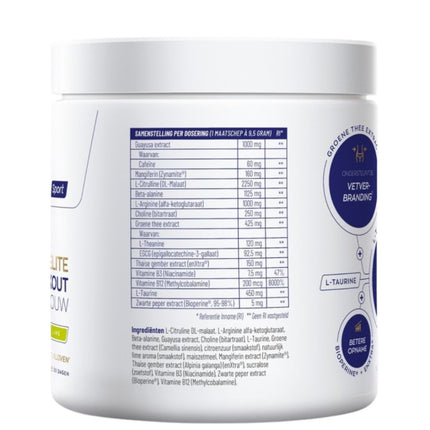 Vitakruid Elite Pre Workout Vrouw 30 dagen - 284gr