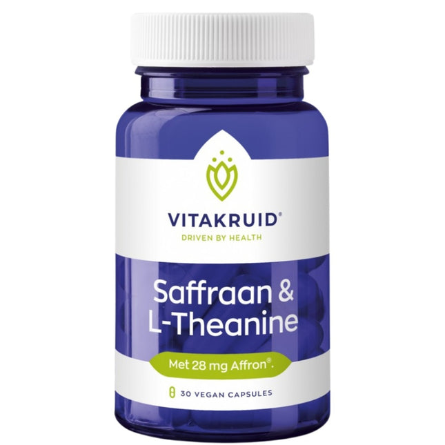 Vitakruid Saffraan & L-Theanine met 28mg Affron