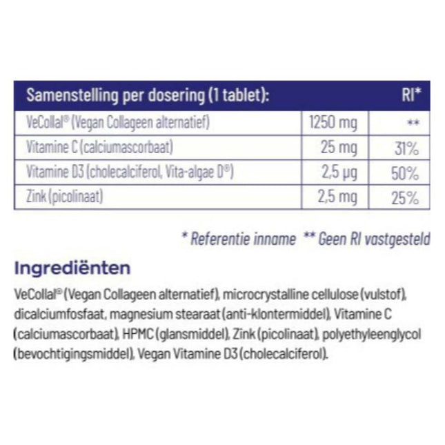 Vitakruid Vegan Collageen Builder - 90pcs