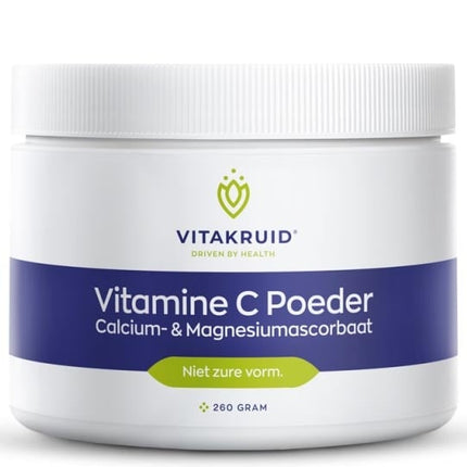 Vitakruid Vitamine C Poeder Calcium- & Magnesiumascorbaat - 260gr.