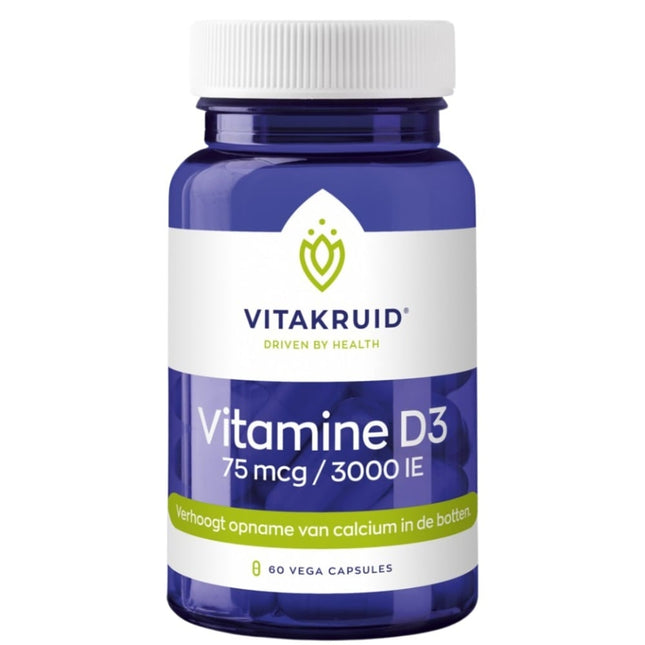 Vitakruid Vitamine D3 75 mcg / 3000 IE - 60pcs