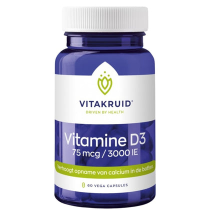 Vitakruid Vitamine D3 75 mcg / 3000 IE - 60pcs