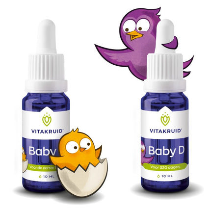 Vitakruid Vitamine K & D Baby - 2x10ml