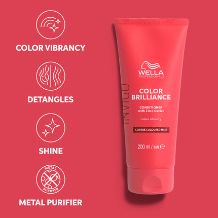 Wella Invigo Color Brilliance Conditioner - weerbarstig haar - 1000ml