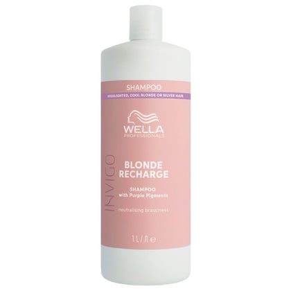 Wella Invigo Color Recharge Blonde Shampoo - Cool