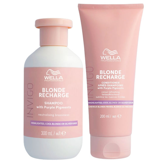 Wella Invigo Color Recharge Cool Blond Duo Set - 250+200ml