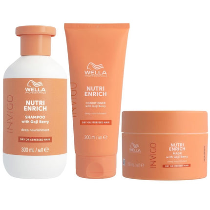 Wella Invigo Nutri Enrich Deep Nourishing de Luxe Set - 300+200+150ml