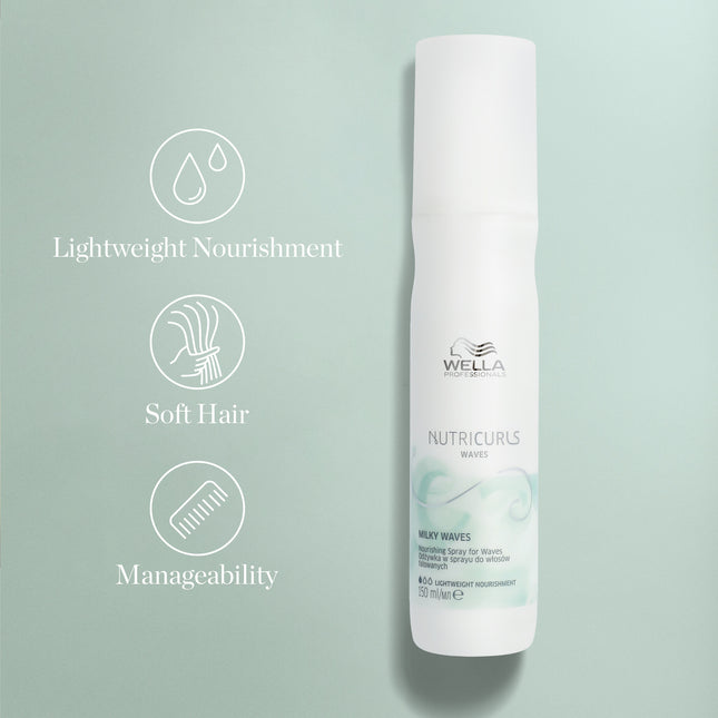 Wella Nutricurls Milky Waves Nourishing Spray - 150ml