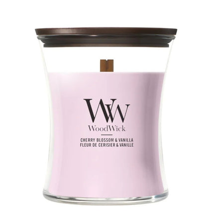 WoodWick Cherry Blossom & Vanilla Medium Candle - 275gr