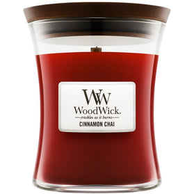 WoodWick Cinnamon Chai Medium Candle - 275gr