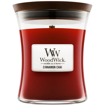 WoodWick Cinnamon Chai Medium Candle - 275gr