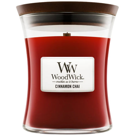 WoodWick Cinnamon Chai Medium Candle - 275gr