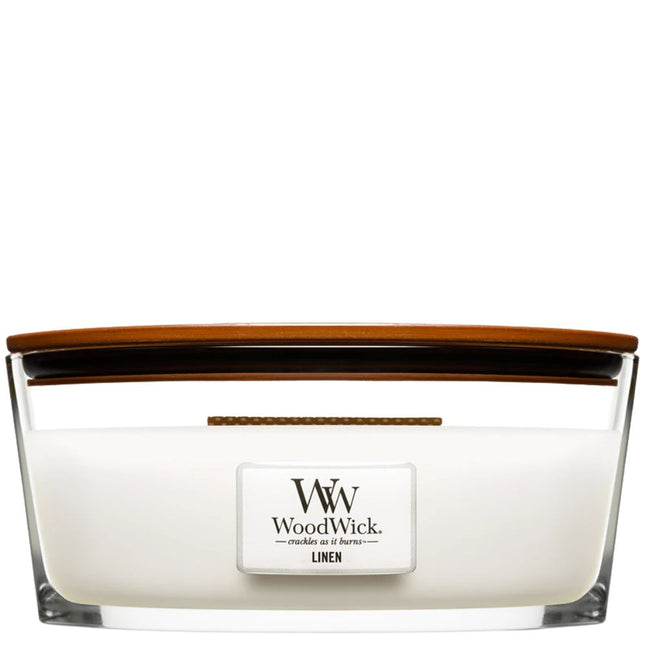 WoodWick Linen Ellipse Candle - 454gr
