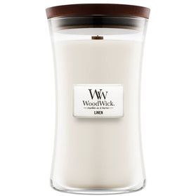 WoodWick Linen Large Candle - 611gr