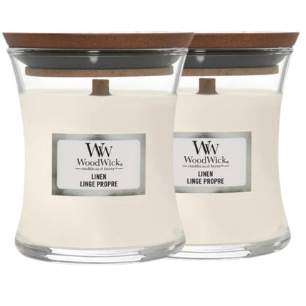 WoodWick Linen Mini Candle - 85gr