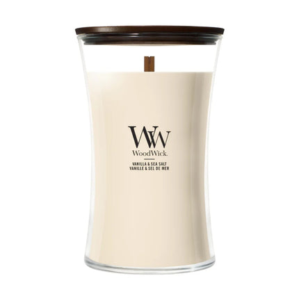 WoodWick Vanilla & Sea Salt Large Candle - 611gr