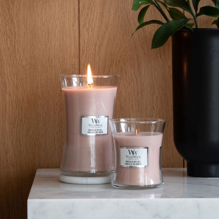 WoodWick Vanilla & Sea Salt Mini Candle - 85gr