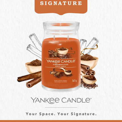 Yankee Candle Cinnamon Stick Signature Large Jar - 567gr