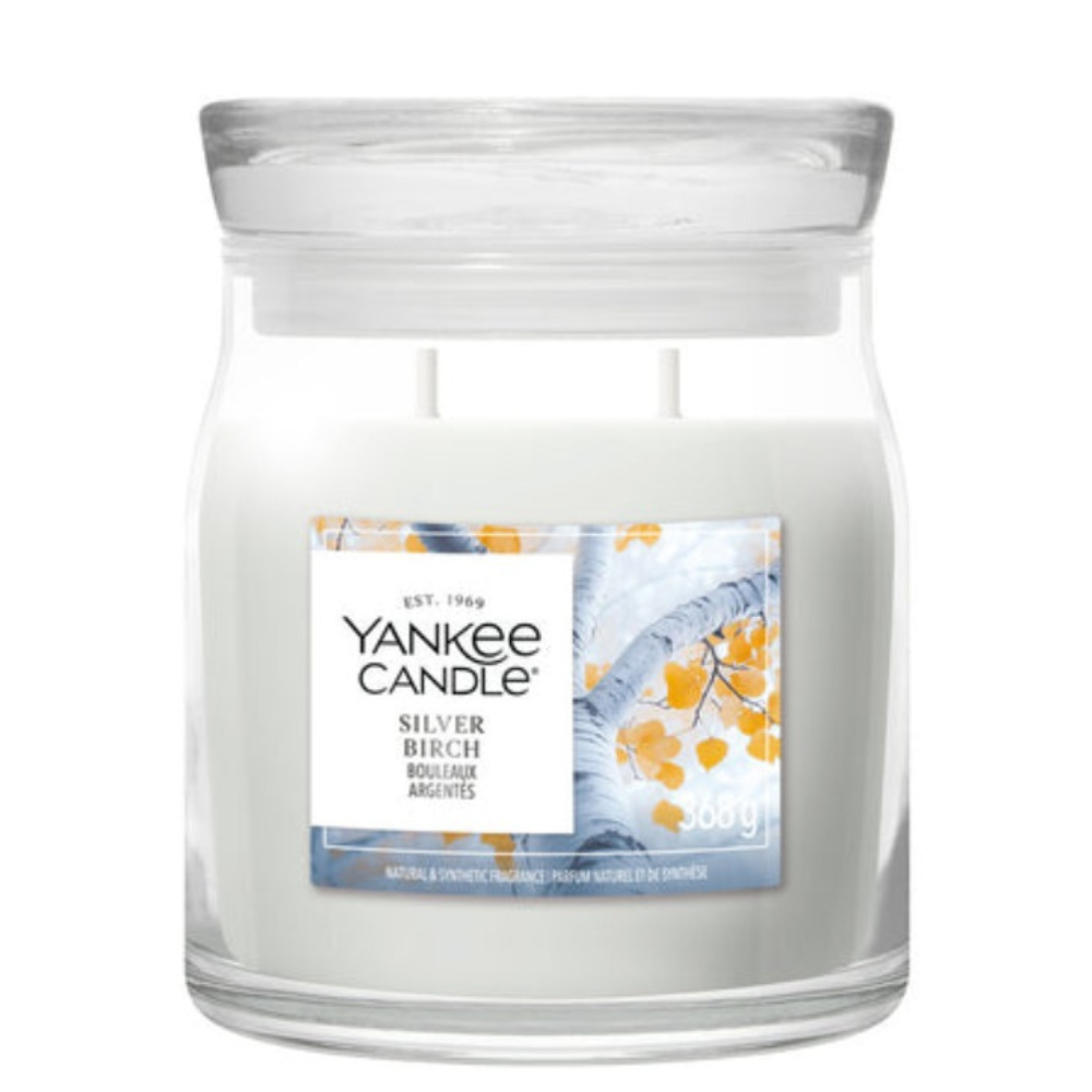 Yankee Candle Silver Birch Medium Jar - 368gr