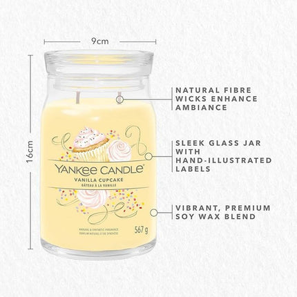 Yankee Candle Vanilla Cupcake Signature Large Jar - 567gr