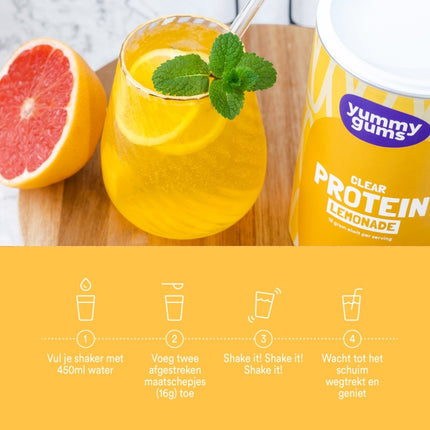 Yummygums Clear Protein Lemonade - 224gr