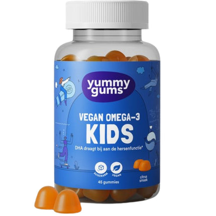 Yummygums Vegan Omega-3 Kids Gummies - 45pcs