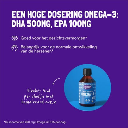 Yummygums Vegan Omega 3 uit Algen Vloeibaar - 150ml
